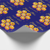 Papier Cadeau Elégante SHANA TOVA Rosh Hashanah (Coin)