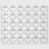 Papier Cadeau Élégante Typographie Inspirationnelle Citation Cad (Plat)