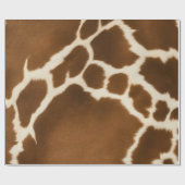 Papier Cadeau Élégante Vache Faux Cuir Collection moderne (Plat)