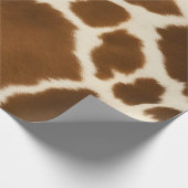 Papier Cadeau Élégante Vache Faux Cuir Collection moderne (Coin)