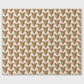 Papier Cadeau Élégante Vierge catholique Marie Jésus Roses rouge (Plat)