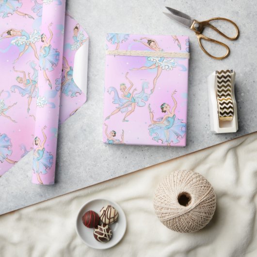 Papier cadeau élégantes ballerines (Artisanat)