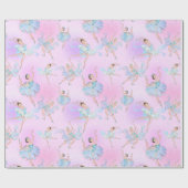 Papier cadeau élégantes ballerines (Plat)