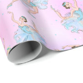 Papier cadeau élégantes ballerines (Coin rond)