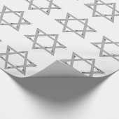 Papier Cadeau elegent star of david (Coin)