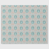 Papier Cadeau Éléments Art déco (Plat)