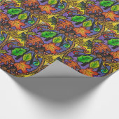 Papier Cadeau Éléments d'automne/hiver (Coin)