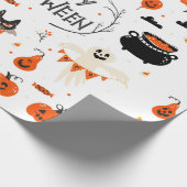 Papier Cadeau Eléments de design Halloween. Cliparts d'Halloween (Coin)