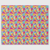 Papier Cadeau Éléments géométriques et abstraits : décoratifs sa (Plat)