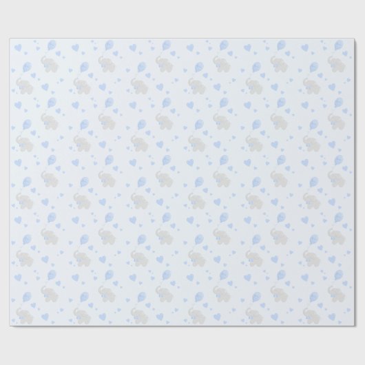 Papier Cadeau Eléphant (Plat)