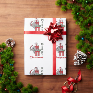Papier Cadeau Elephant Christmas Poison Winter Animals Elephant