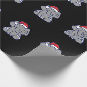 Papier Cadeau éléphant de Noël (Coin)