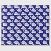 Papier Cadeau Eléphant dormant (Plat)