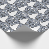 PAPIER CADEAU ÉLÉPHANT GRIS (Coin)
