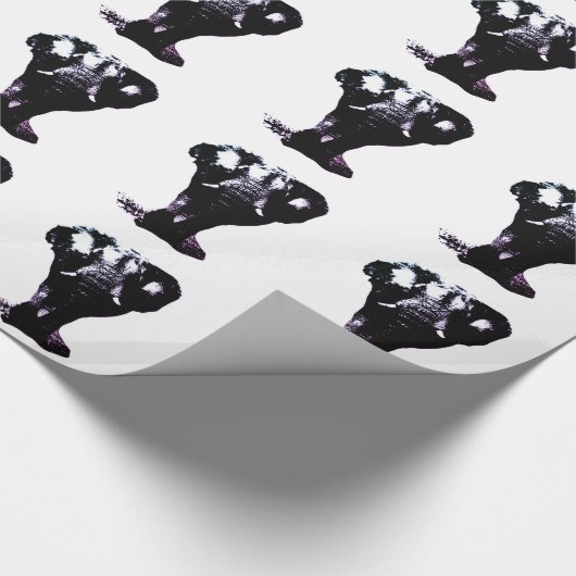 Papier Cadeau Eléphant Pop Art (Coin)