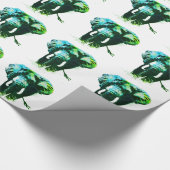 Papier Cadeau Eléphant Pop Art (Coin)