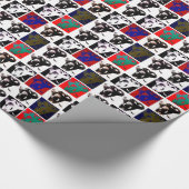 Papier Cadeau Eléphant Pop Art (Coin)