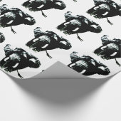 Papier Cadeau Eléphant Pop Art (Coin)