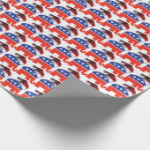 Papier Cadeau Éléphant républicain utilisant un casquette du (Coin)