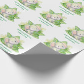 Papier Cadeau Elephant Safari (Coin)