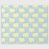 Papier Cadeau Eléphants (Plat)