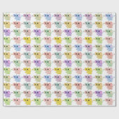 Papier Cadeau Eléphants de bébé (Plat)