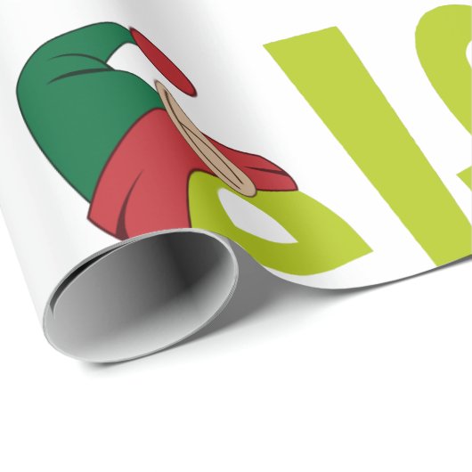 Papier Cadeau Elf (Coin rond)