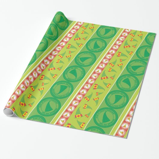 Papier Cadeau Elf 100% approuvé (Déroulé)