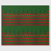 Papier cadeau Elf de Noël Papier cadeau Elf mou (Plat)