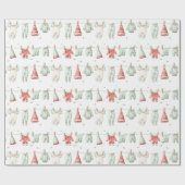 Papier Cadeau Elf Laundry Pattern (Plat)