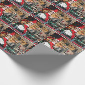 Papier Cadeau Elf Ride Along (Train) Wrapper Papier (Coin)