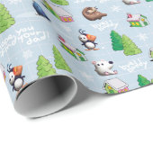 Papier Cadeau Elf the Movie | Bye Buddy Hope Vous Trouvez Votre  (Coin rond)