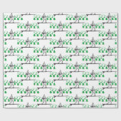 Papier Cadeau Elfe sur la planche de surf Thunder_Cove (Plat)