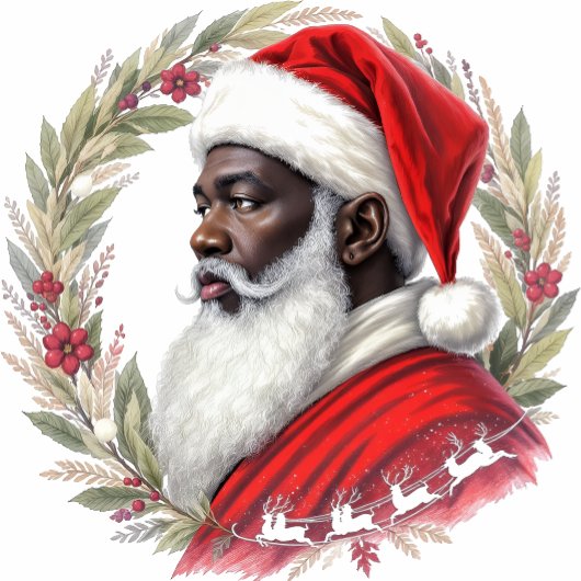 Papier Cadeau Elfes Mangeant des bonbons