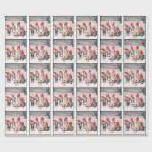 Papier Cadeau Elfes riants (Plat)