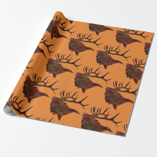 Papier Cadeau "Elk Bugle" (Déroulé)
