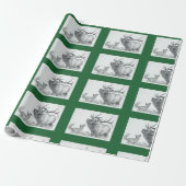 Papier Cadeau Elk de Noël et renard (Déroulé)