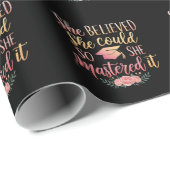 Papier Cadeau Elle Croyait Qu'Elle Pouvait Le Masquer (Coin rond)