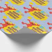 Papier Cadeau Elmo avec Motif de ballon de parti (Coin)