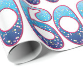 Papier Cadeau Éloge de 60 âges (Coin rond)