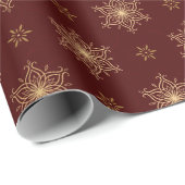 Papier Cadeau Elven Medieval/ Christmas Elvish Star Fairycore (Coin rond)