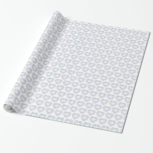 Papier Cadeau Emballage à motifs de pierre de coeur Alexandrite
