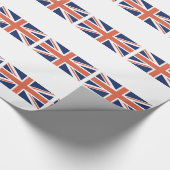 Papier Cadeau Emballage britannique d'Union Jack de drapeau du (Coin)