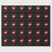 Papier Cadeau Emballage Cadeau/Crânes (Plat)