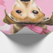 Papier cadeau emballage chiot (Coin)