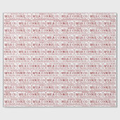 Papier Cadeau emballage de fête de la compagnie de lait et de bi (Plat)