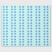 Papier Cadeau Emballage de flocon de neige d'avion (Plat)