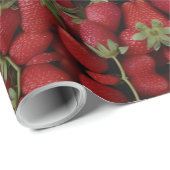 Papier Cadeau Emballage de fraise (Coin rond)
