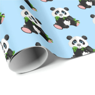 Papier Cadeau Emballage de l'ours de Papier-Panda