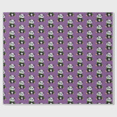 Papier Cadeau Emballage de l'ours de Papier-Panda (Plat)